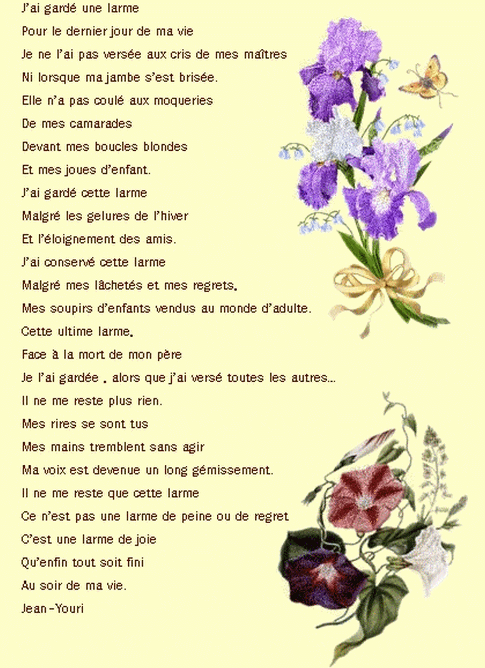 découvrez une poésie émouvante qui célèbre la beauté éphémère d'une fleur, illustrant la fragilité et la magie des instants précieux.