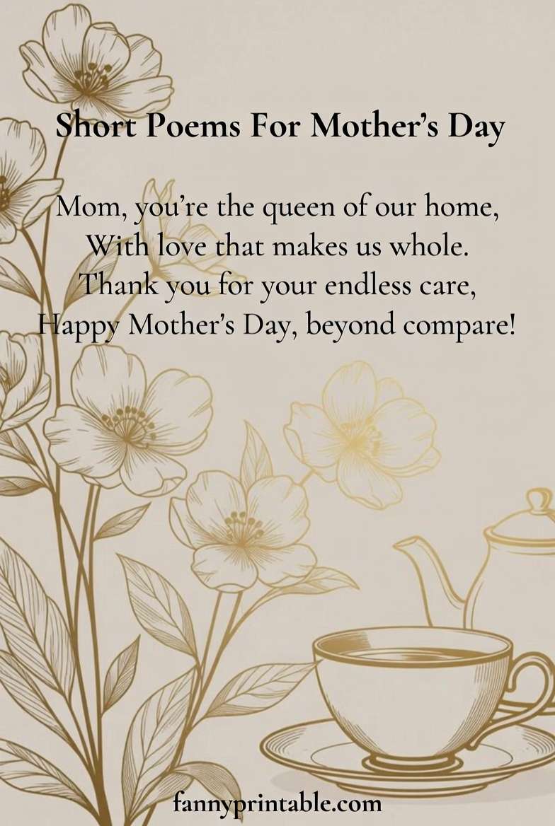 découvrez un court poème émouvant dédié à maman, parfait pour exprimer tout votre amour et votre gratitude en quelques vers touchants.