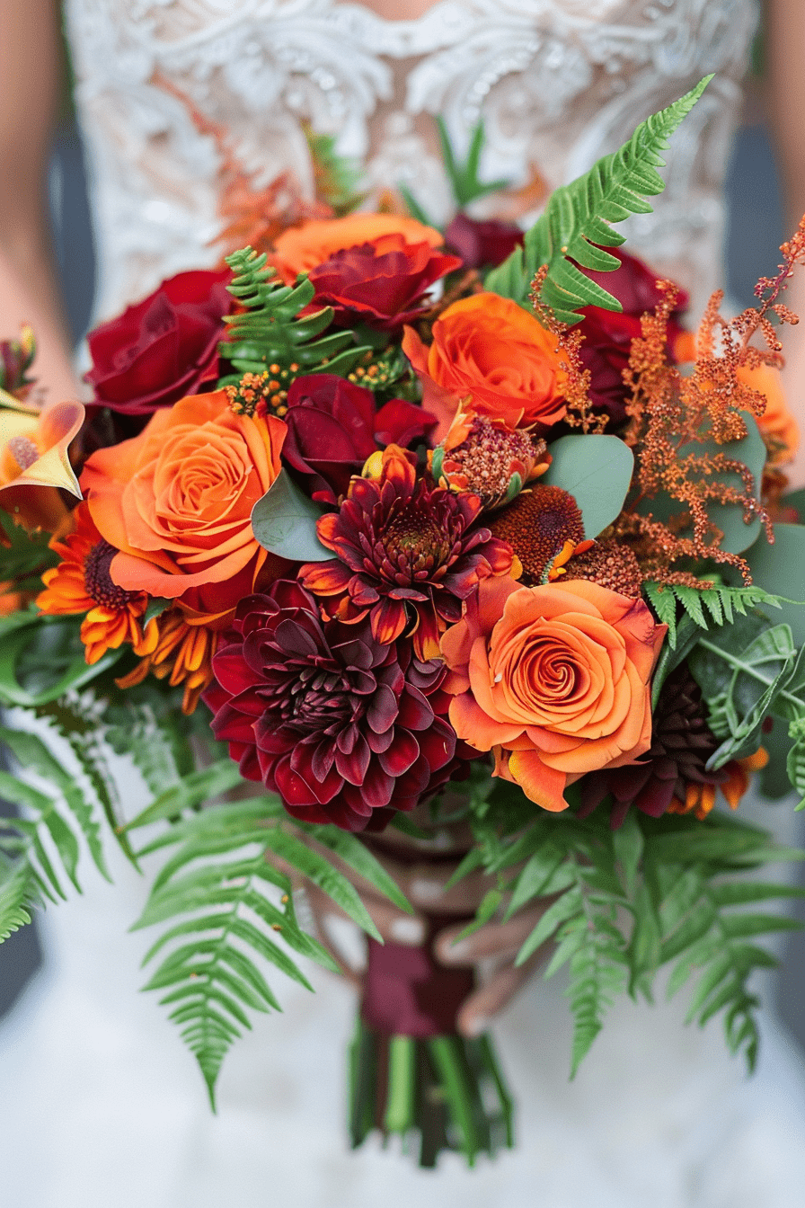 découvrez notre bouquet de fleurs d'automne, un mélange chaleureux et coloré parfait pour célébrer la saison avec élégance et nature.